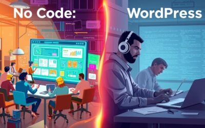 No Code vs WordPress: Pros, Cons, and Key Differences