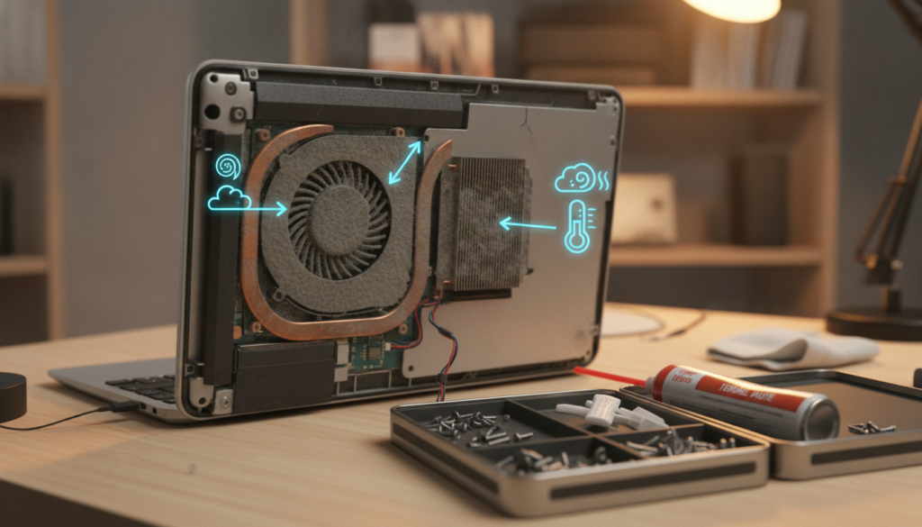 why is my laptop fan loud